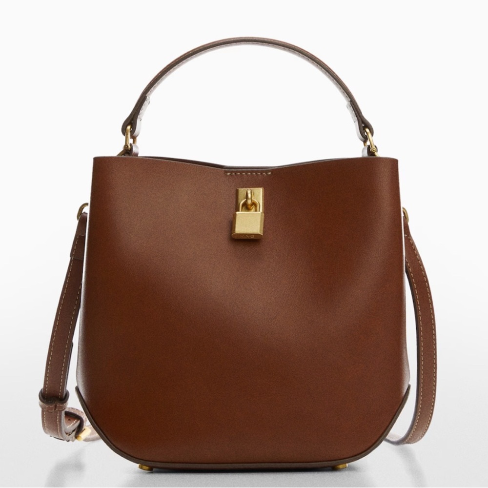 Mango Mini Shopper with Rear Padlock NWT